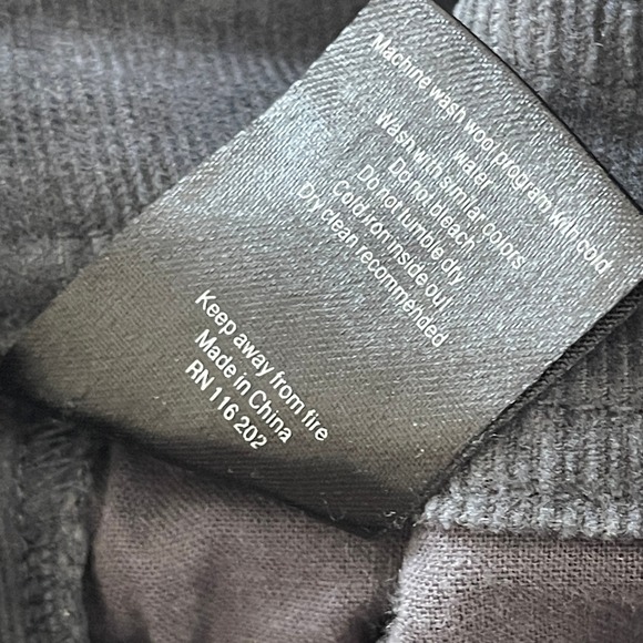 Zadig & Voltaire Corduroy Overalls Eagle‎ Embroidery Dark Grey Women's - Picture 12 of 12